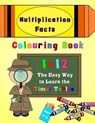 Multiplication Facts Colouring Book 1-12 - Magdalene Press - 9781773351254