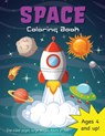 Space Coloring Book for Kids Ages 4-8! - Engage Books - 9781774378410