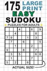 175 Large Print Easy Sudoku Puzzles for Adults - Lauren Dick - 9781774760178