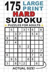 175 Large Print Hard Sudoku Puzzles for Adults - Lauren Dick - 9781774760185