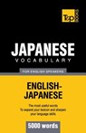 Japanese vocabulary for English speakers - 5000 words - Andrey Taranov - 9781783142453