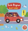 Cyfres Gwthio, Tynnu, Llithro: Ceir Prysur / Busy Cars - Dref Wen - 9781784232436