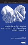 Institutional Innovation and the Steering of Conflicts in Latin America - Jorge Gordin ; Lucio Renno - 9781785522314