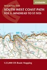 South West Coast Path Map Booklet - Vol 1: Minehead to St Ives - Paddy Dillon - 9781786312181