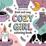 Bold & Easy Cozy Girl Coloring Book - Revive Coloring Books - 9781834121536
