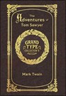 Large Print - The Adventures of Tom Sawyer - Grand Type Collector's Edition - Matte Hardcover with Dust Jacket - Mark Twain - 9781834123189