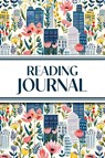 Reading Journal (Cozy Blue Cityscape with Pink Wildflowers) - Revive Stationery - 9781834124384