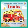 Usborne First Jigsaws and Book: Trucks - Abigail Wheatley - 9781835405208