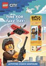 LEGO® City: Time for Take-Off! Activity Book (with Freddie Flyer minifigure and toy plane mini-build) - LEGO® ; Buster Books - 9781837250820