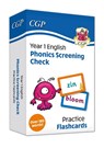 Phonics Screening Check Flashcards - for the Year 1 test - CGP Books - 9781837741465