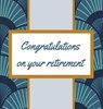 Retirement Guest Book with lined pages (hardback) - Lulu and Bell - 9781839900549