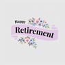 Happy Retirement Guest Book with lined pages (hardback) - Lulu And Bell - 9781839903786
