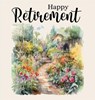 Happy Retirement Guest Book with lined pages (hardback) - Lulu And Bell - 9781839903922