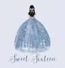 Sweet sixteen guest book, party Guest book, birthday party guest book to sign - Lulu And Bell - 9781839904110