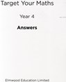 Target Your Maths Year 4 Answer Book - Stephen Pearce - 9781906622329
