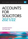 Accounts for Solicitors 2021/2022 - King ; Kempton - 9781914202056
