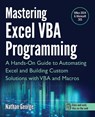 Mastering Excel VBA Programming - Nathan George - 9781915476142