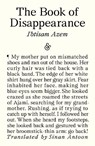 The Book of Disappearance - Ibtisam Azem - 9781916751026