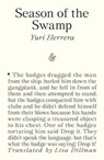 Season of the Swamp - Yuri Herrera - 9781916751101