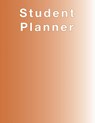 Burnt Orange Planner, Agenda, Organizer for STUDENTS, (undated) large 8.5 x 11, Weekly View, Monthly View, Yearly View - April Chloe Terrazas - 9781941775363