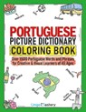 Portuguese Picture Dictionary Coloring Book - Lingo Mastery - 9781951949686