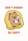 Purple Chill Capybara Notebook -  - 9781967999026