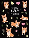 Corgi Planner 2024 - Happy Oak Tree Press - 9781970177923