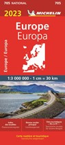 Michelin Wegenkaart 705 Europa 2023 -  - 9782067258150
