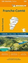 Franche-Comte - Michelin Regional Map 520 -  - 9782067258730