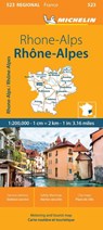 Rhone-Alps - Michelin Regional Map 523 -  - 9782067258761