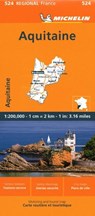 Aquitaine - Michelin Regional Map 524 -  - 9782067258792