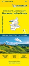 Piemonte & VA - Michelin Local Map 351 -  - 9782067258921