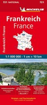 Michelin Frankreich einseitig 1 : 1 000 000 -  - 9782067259560