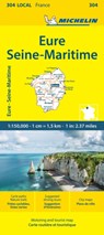 Eure Seine-Maritime - Michelin Local Map 304 -  - 9782067262959