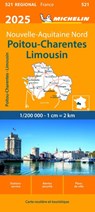 Michelin 521 Poitou Charentes 2025 -  - 9782067264786