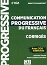 Communication progressive du francais - Niveau perfectionnement (C1/C2) - Corriges - Romain Racine ; Jean-Charles Schenker - 9782090380712