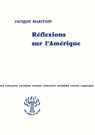 Réflexions sur l'Amérique - Maritain-J - 9782213704395