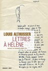 Lettres à Hélène - Louis Althusser - 9782246784258