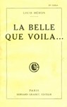 La belle que voilà - Louis Hémon - 9782246791560