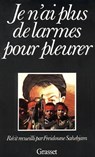 Je n'ai plus de larmes pour pleurer - Freidoune Sahebjam - 9782246801214