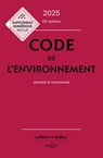 Code de l'environnement 2025 28ed - Annoté & commenté - Collectif ; Chantal Cans ; Jessica Makowiak ; Simon Jolivet ; Edith Dejean - 9782247241972