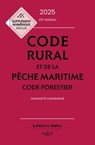 Code rural et de la pêche maritime code forestier - 2025-2026 - 45ème edition - Isabelle Couturier ; Edith Dejean ; Camille Selighini Grevilliot - 9782247242061