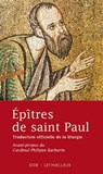 Epîtres de saint Paul - Philippe Barbarin ; Saint Paul - 9782249626036