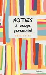 Notes à usage personnel - Emilie Pine - 9782413026198