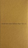 Donald Judd - MILLET,  Catherine - 9782910055844