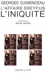 L'affaire Dreyfus l'iniquité - Georges Clemenceau - 9782913867192