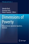 Dimensions of Poverty - Valentin Beck ; Henning Hahn ; Robert Lepenies - 9783030317133
