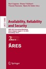 Availability, Reliability and Security - Bart Coppens ; Bruno Volckaert ; Vincent Naessens - 9783032006325