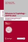 Advances in Cryptology - CRYPTO 2025 - Yael Tauman Kalai ; Seny F. Kamara - 9783032019004