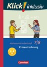 Klick! inklusiv 7./8. Schuljahr - Arbeitsheft 3 - Prozentrechnung - Elisabeth Jenert ; Petra Kühne - 9783060021222